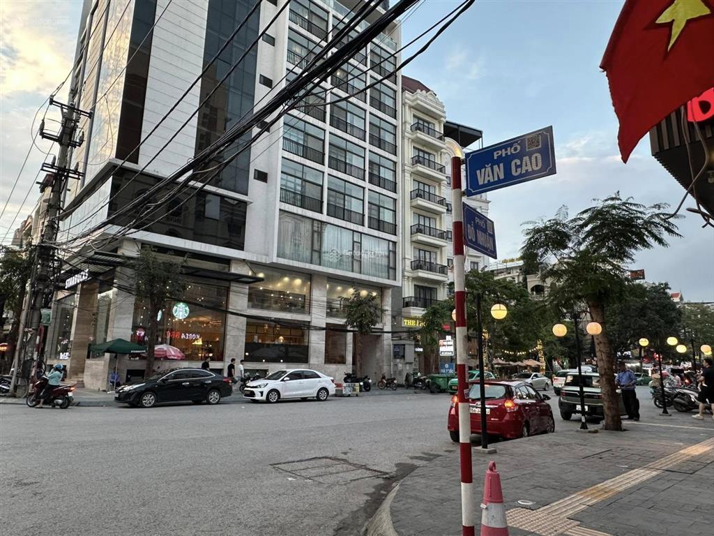 Mặt đường văn cao hai thoáng  90m2  mt 4,5m vị trí đẹp  19,5 tỷ