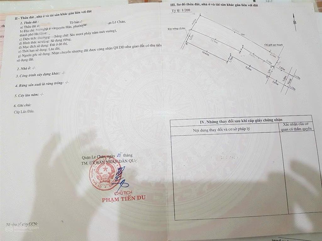 Sản phẩm đầu tư, mặt đường trần nguyên hãn, 133m2 giá chỉ 130tr/m2