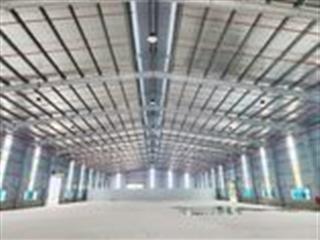 Kho xưởng một tầng kcn khai sơn, dt 25.000m2, pccc sprinkler, cao 14m