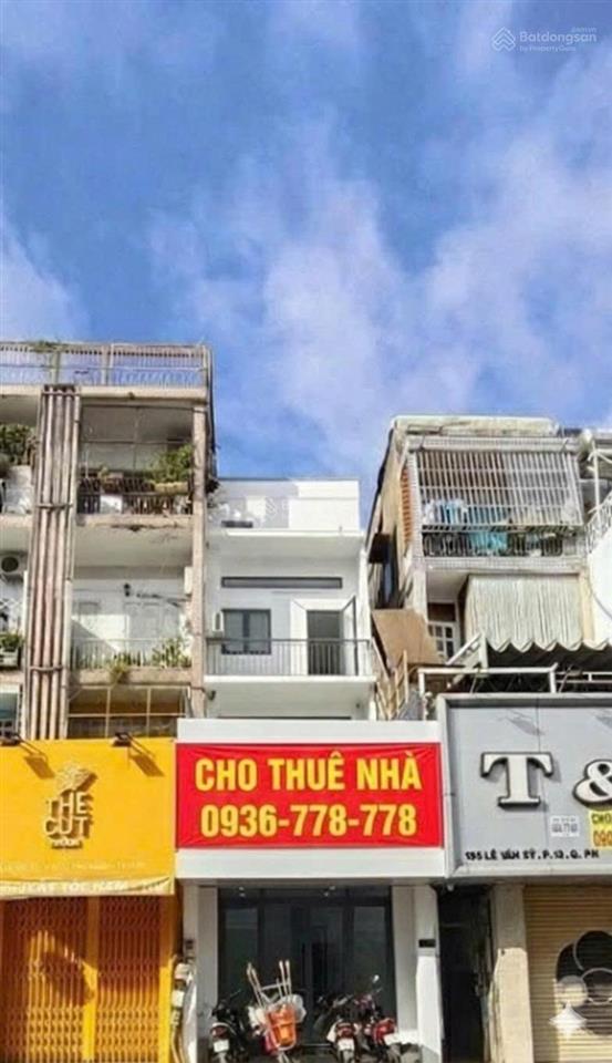 Cho thuê nhà mặt tiền lê văn sỹ  phú nhuận