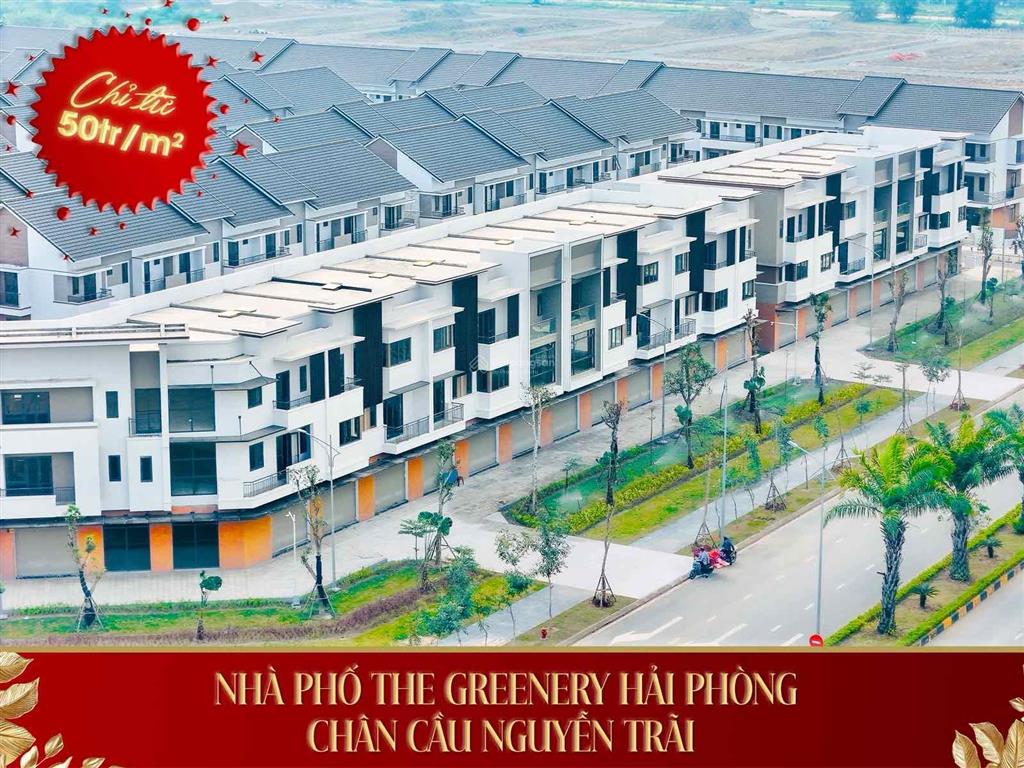 Bán shophouse the greenery hải phòng, 8,5 tỷ, 80m2, hàng hot