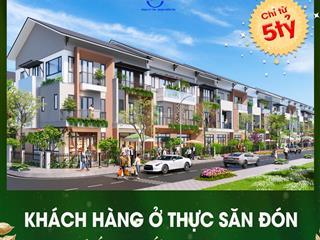 Booking nhà phố tại the greenery 2 hải phòng, 5,4 tỷ, hướng nam mát mẻ quanh năm