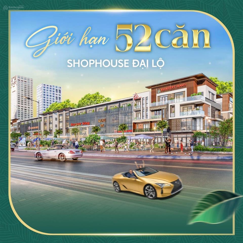 Shophouse đại lộ thương mại cầu nguyễn trãi giá chỉ từ 80tr/m2
