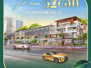 Shophouse đại lộ thương mại cầu nguyễn trãi giá chỉ từ 80tr/m2
