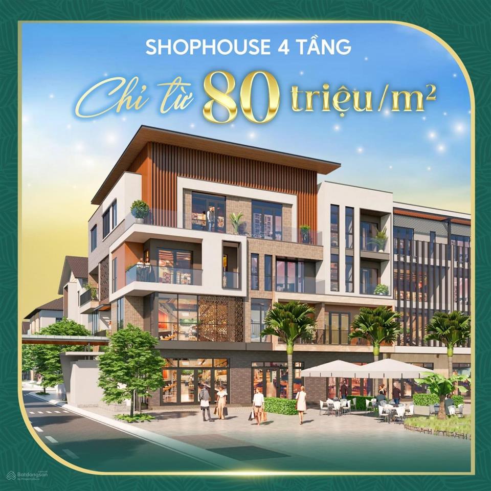 Shophouse đại lộ thương mại cầu nguyễn trãi giá chỉ từ 80tr/m2