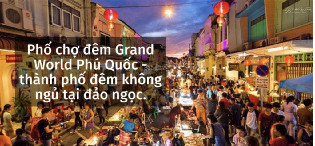 Cần bán gấp shophouse grand world phú quốc  phân khu shanghai