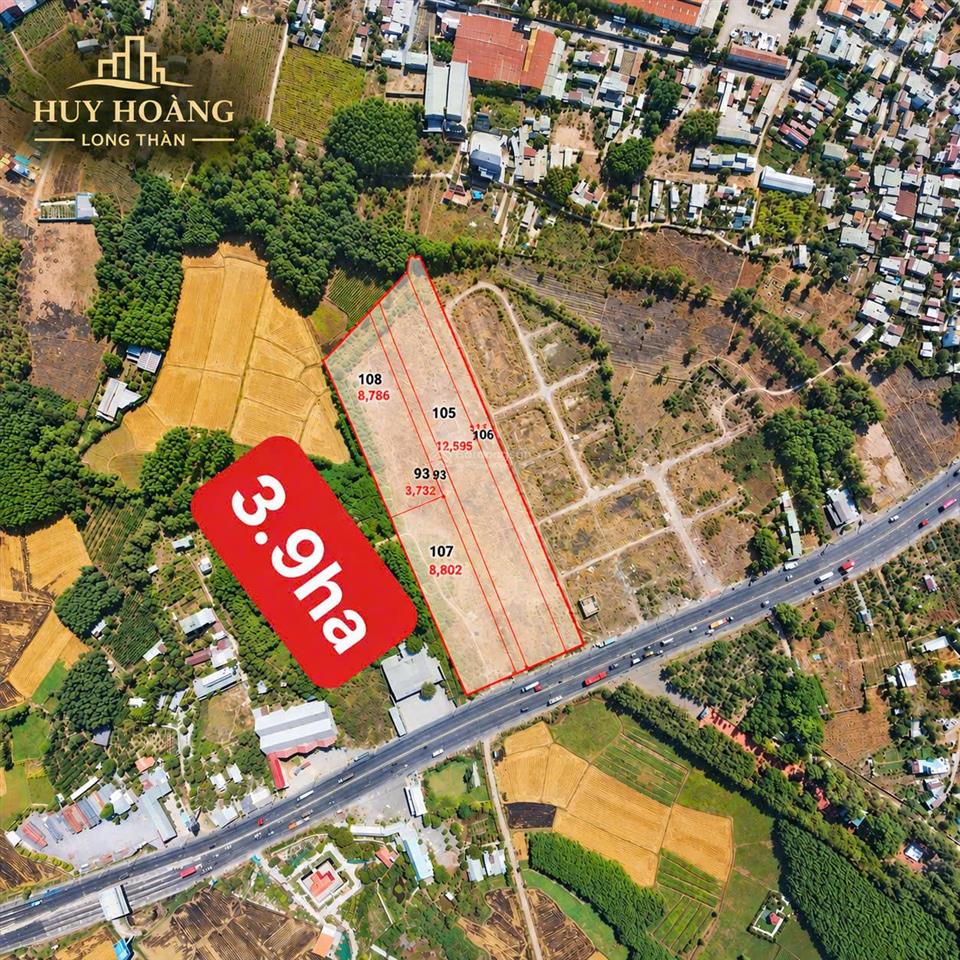 Bán 3,9ha mặt tiền quốc lộ 51 gần sân bay long thành  kết nối đường 25c