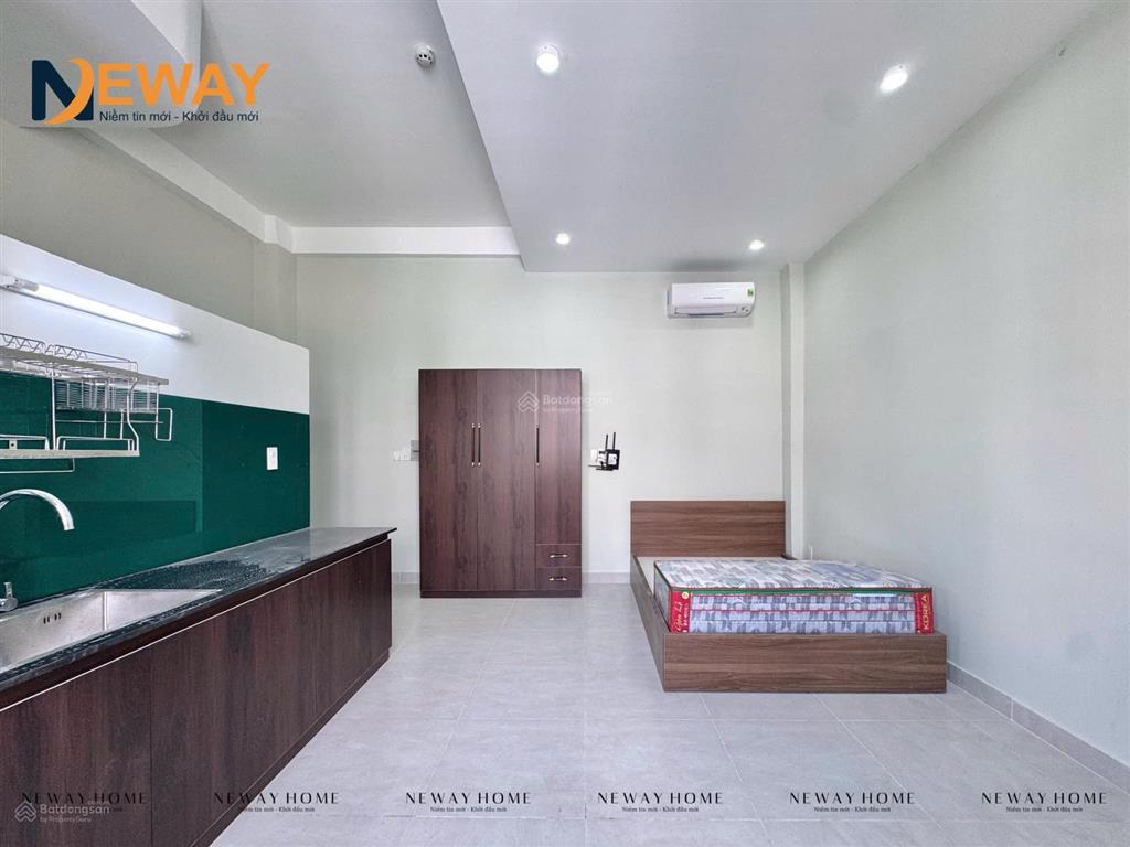 Studio full nội thất ban công | văn chung, p. tân bình  nhà mới xây 100%  có thang máy