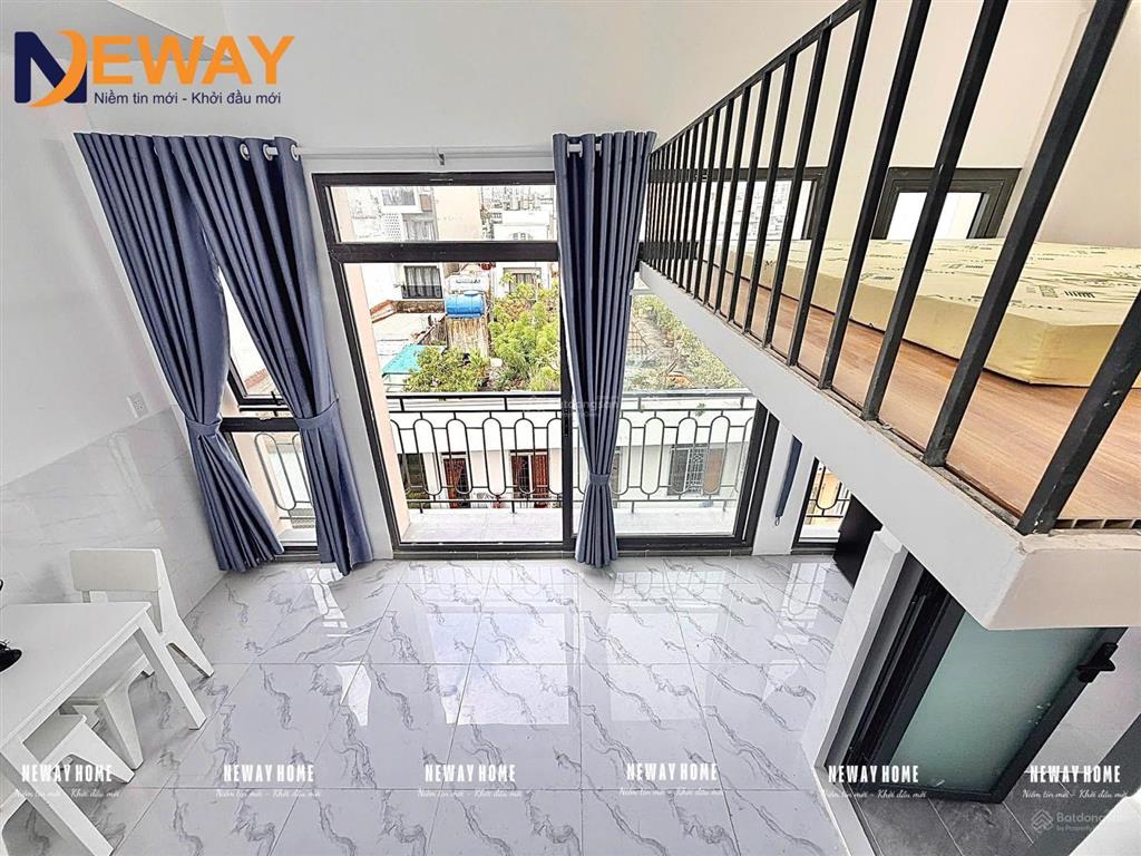 Duplex gác cao  bancol thoáng  full nội thất  nhà mới xây 100%  gần vhu và hiu / đầm sen