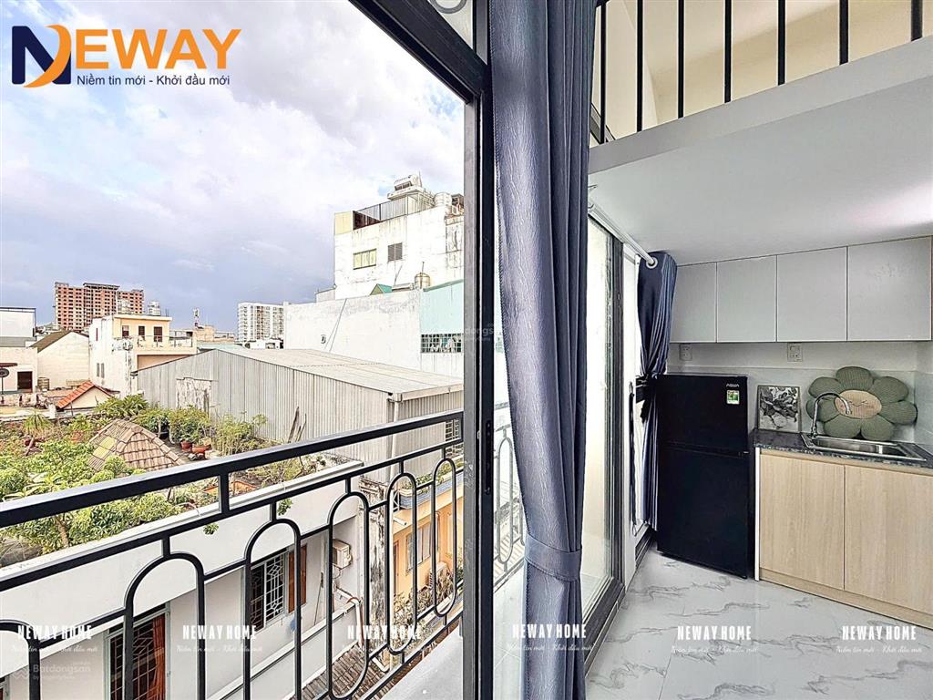 Duplex gác cao  bancol thoáng  full nội thất  nhà mới xây 100%  gần vhu và hiu / đầm sen