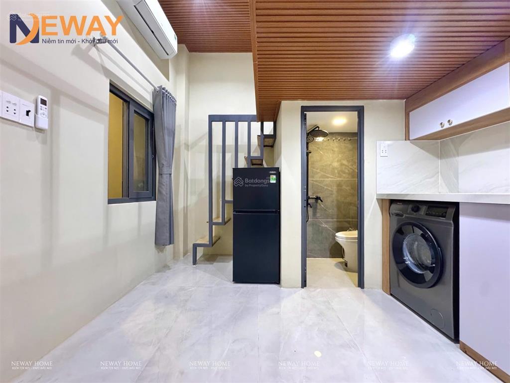 Nhà mới xây full nội thất | máy giặt riêng + máy sấy  gác cao  gần etown cộng hoà