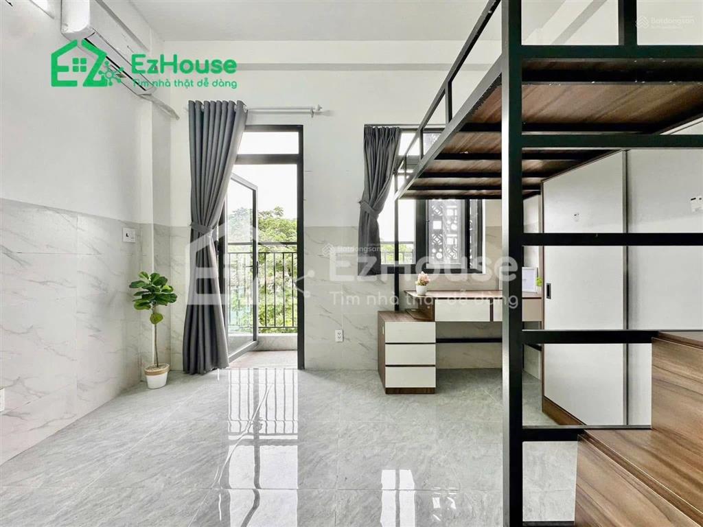 Studio ban công, giường tầng full nội thất, nhà mới xây  gần đầm sen