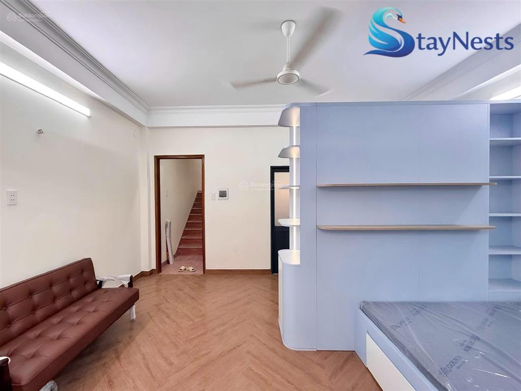 Studio ban công, tách bếp full nội thất, máy giặt riêng  cho nuôi pet