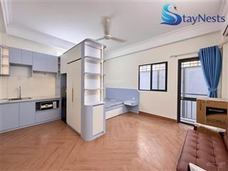 Studio ban công, tách bếp full nội thất, máy giặt riêng  cho nuôi pet