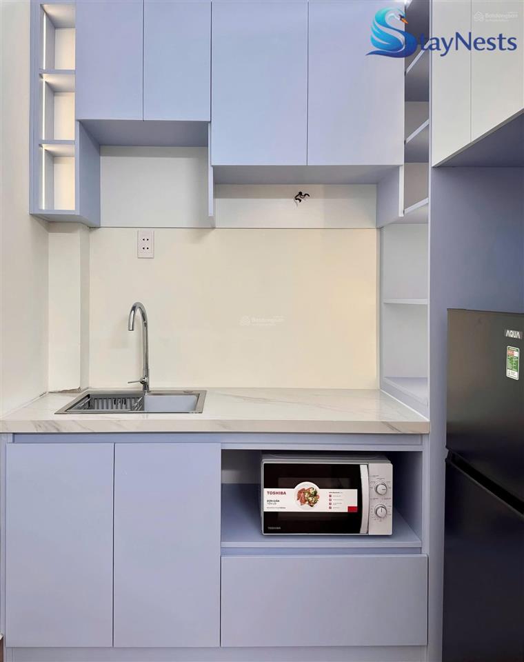 Studio ban công, tách bếp full nội thất, máy giặt riêng  cho nuôi pet