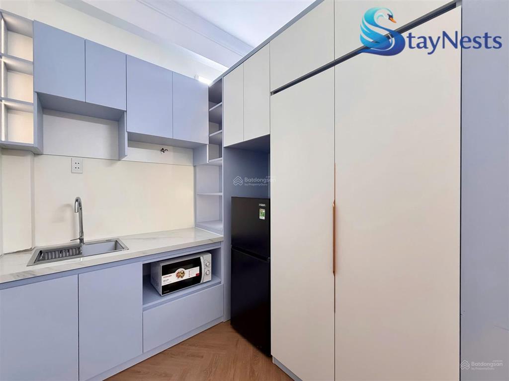 Studio ban công, tách bếp full nội thất, máy giặt riêng  cho nuôi pet