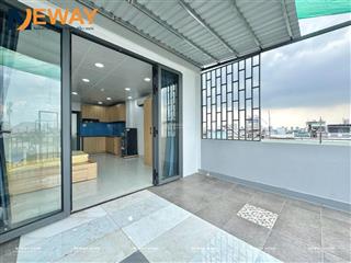 Studio ban công rộng full nội thất, nhà mới xây  gần lạc long quân  lý thường kiệt