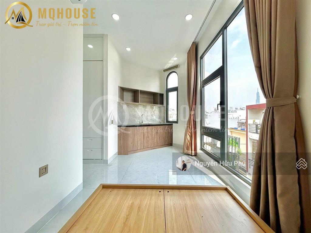 Cho thuê cc mini full nt ngay bạch đằng 25m2 nhà mới 100% | thang máy | ngã tư hàng xanh | bt