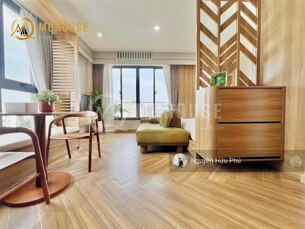 Cho thuê ch 1pn balcon 55m2 | full nt mới 100% | phan đăng lưu | ngã tư phú nhuận | phan xích long