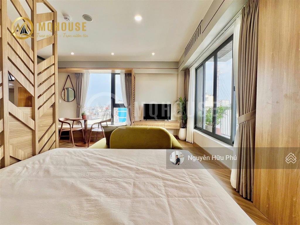 Cho thuê ch 1pn balcon 55m2 | full nt mới 100% | phan đăng lưu | ngã tư phú nhuận | phan xích long