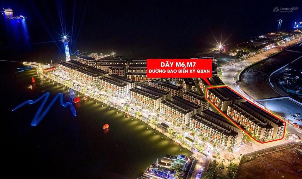 Quỹ ngoại giao bán sớm chiết khấu cao shophouse mặt cảng tàu, mặt đường kỳ quan bãi cháy, hạ long