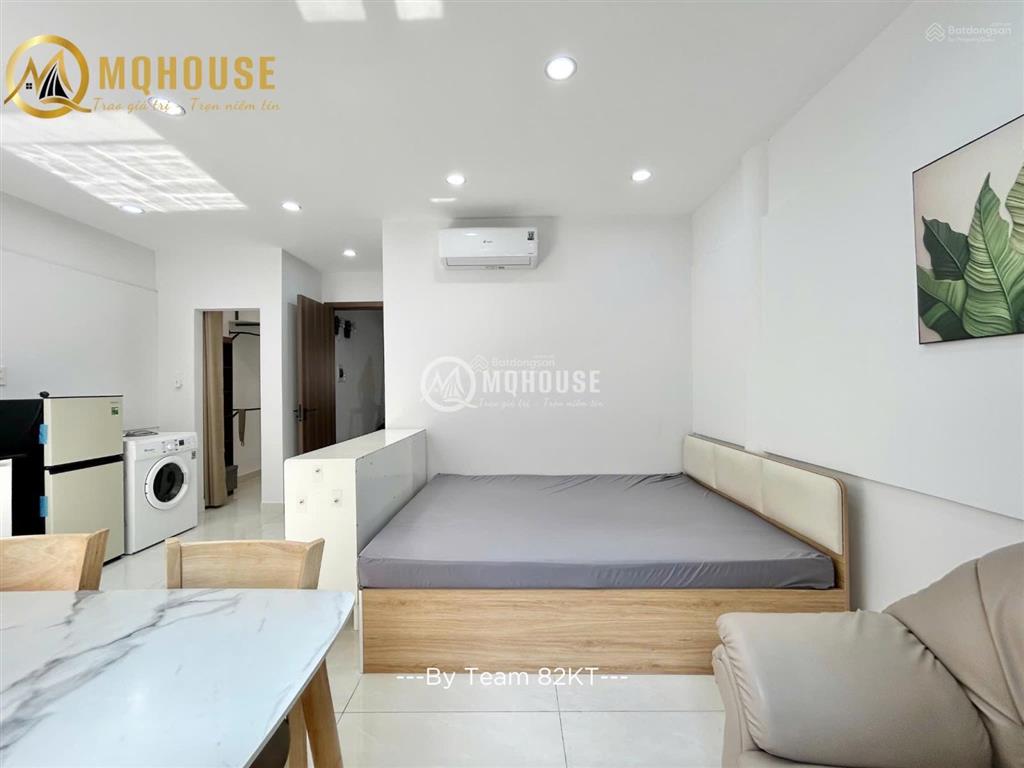 Khai trương studio 40m2 mới keng, máy giặt  máy sấy riêng. ngay ngã 4 pn, chỉ 7tr5/phòng