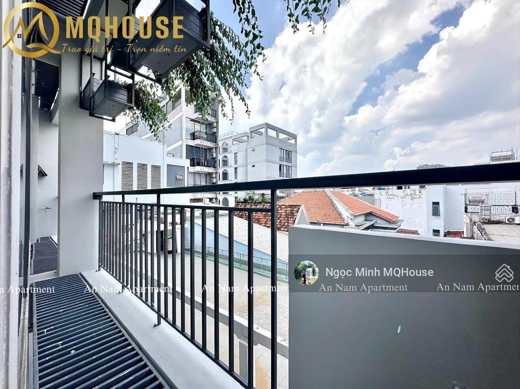 Studio 1pn  tách bếp ban công rộng 45m2 siêu mới. nhà có thang máy hầm xe, ở liền được. chỉ 8tr5