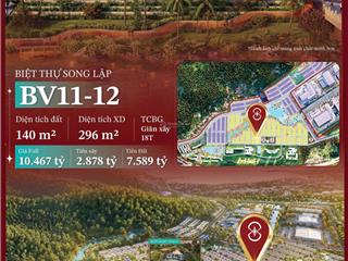 Biệt thự biển vinhomes 140m2, full giá từ 9,5 tỷ