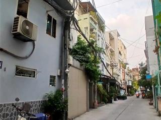 Nhà cũ tiện xây mới  xe hơi tới nhà ngay cầu bông  48m2  2 mặt hẻm trước sau  ngang đẹp gần 4m