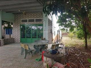 Bán mảnh vườn 613m2 giá 460tr đã có nhà sẵn xung quanh cây ăn trái có thổ cư gần ngã ba cư dân đông