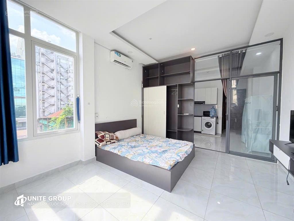 Căn hộ 1 phòng ngủ có máy giặt sấy riêng ngay phố đi bộ, công viên 23 tháng 9, bùi viện, ga metro