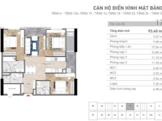 Chính chủ cần bán căn 3pn dự án viha complex tầng trung view đẹp, full nội thất. 0985 927 ***