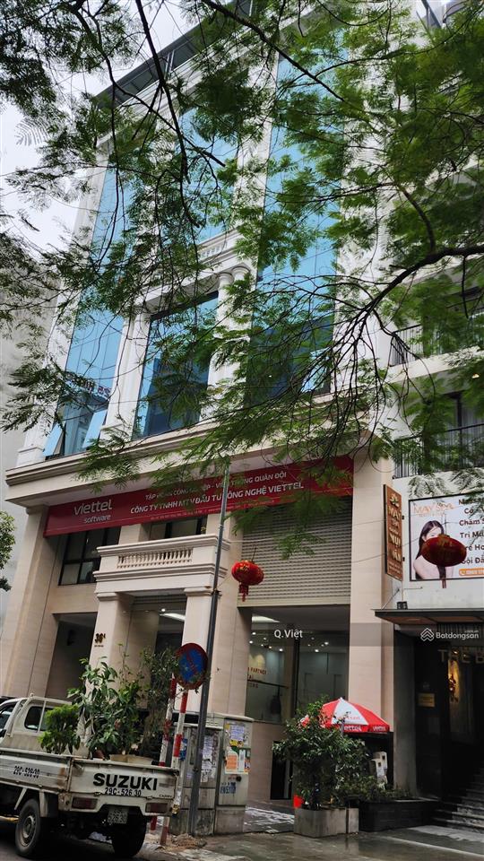 Nhà mặt phố nguyễn quốc trị  mạc thái tổ 110m 8 tầng mt7m đẹp phố