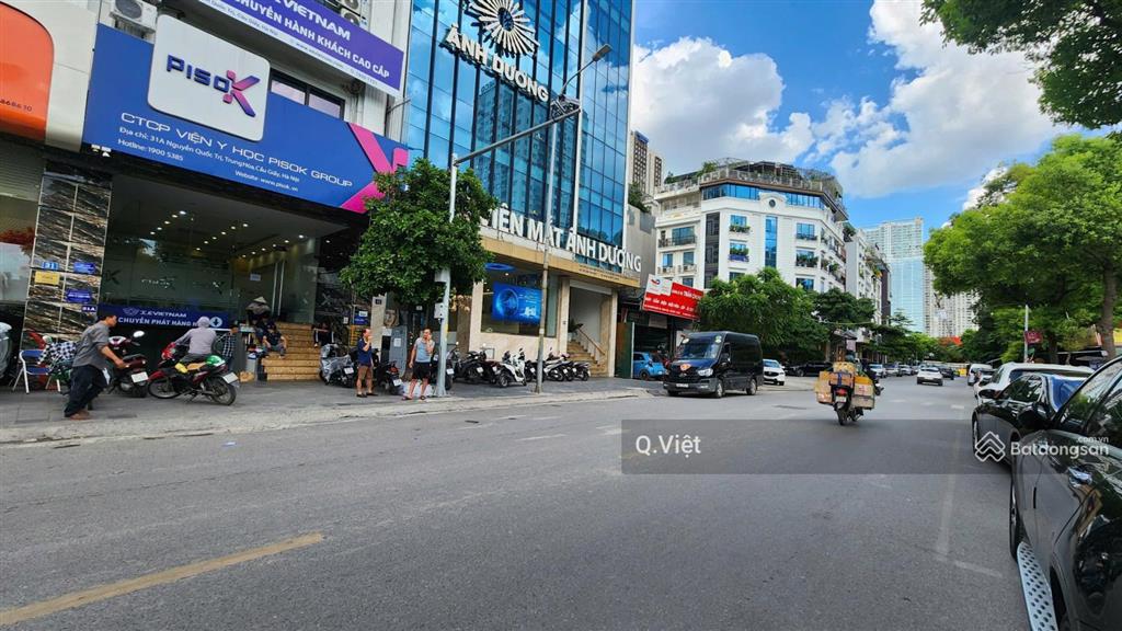 Nhà mặt phố nguyễn quốc trị  mạc thái tổ 110m 8 tầng mt7m đẹp phố