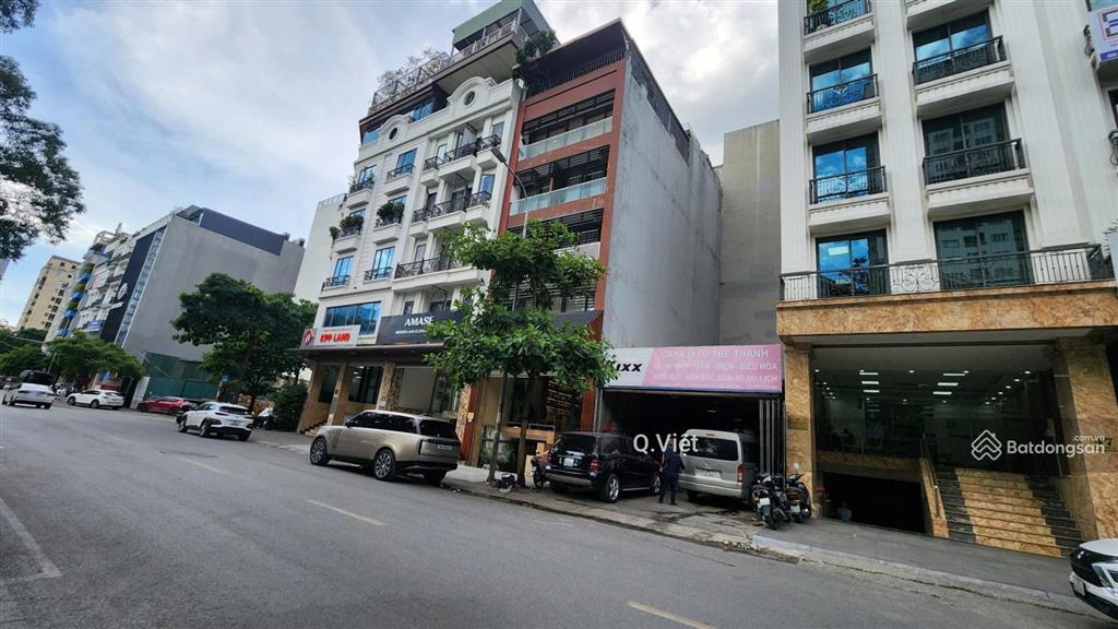 Nhà mặt phố nguyễn quốc trị  mạc thái tổ 110m 8 tầng mt7m đẹp phố