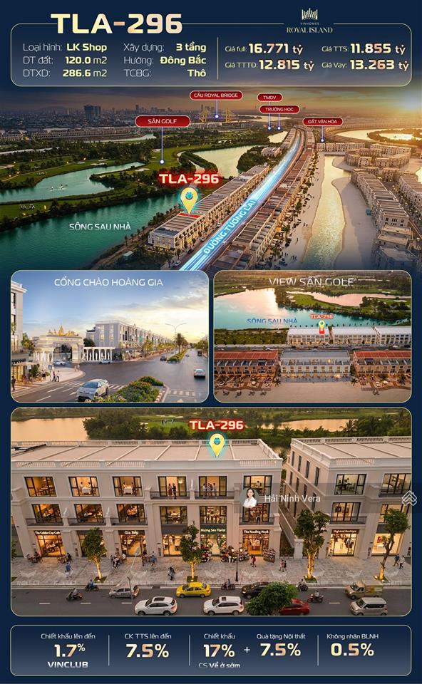 Tặng ngay sân vườn siêu rộng khi mua căn shophouse 120m2 vốn chỉ 11,8 tỷ vinhomes vũ yên