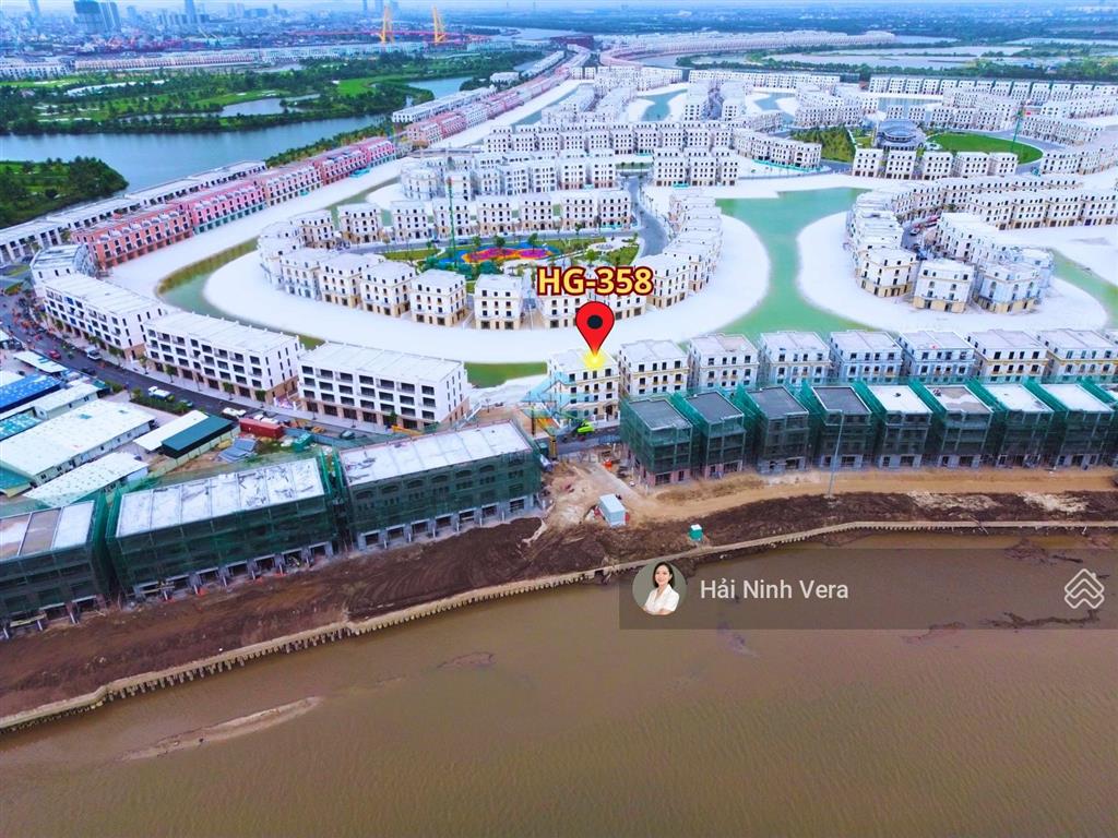 Căn song lập nở hậu độc bản 199 m2 biển riêng sau nhà tại khu hoàng gia vinhomes vũ yên