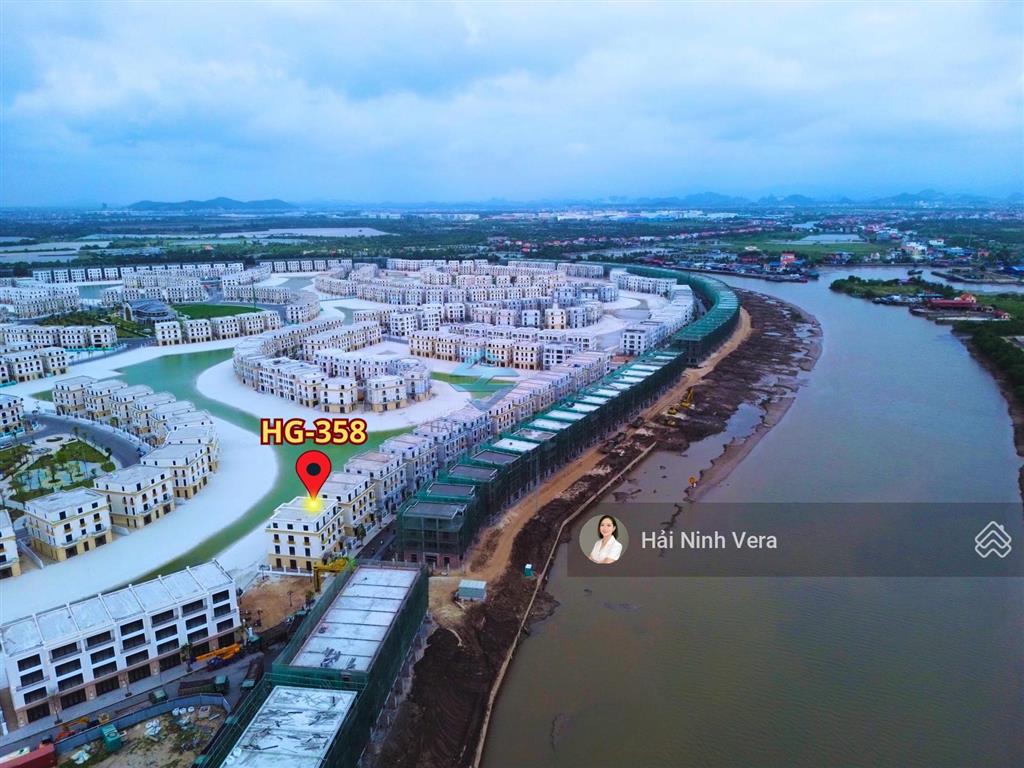 Căn song lập nở hậu độc bản 199 m2 biển riêng sau nhà tại khu hoàng gia vinhomes vũ yên