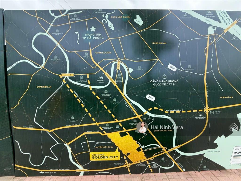 Bán shophouse vinhomes golden city dương kinh 90m² trục chính gần trường học, vị trí đẹp