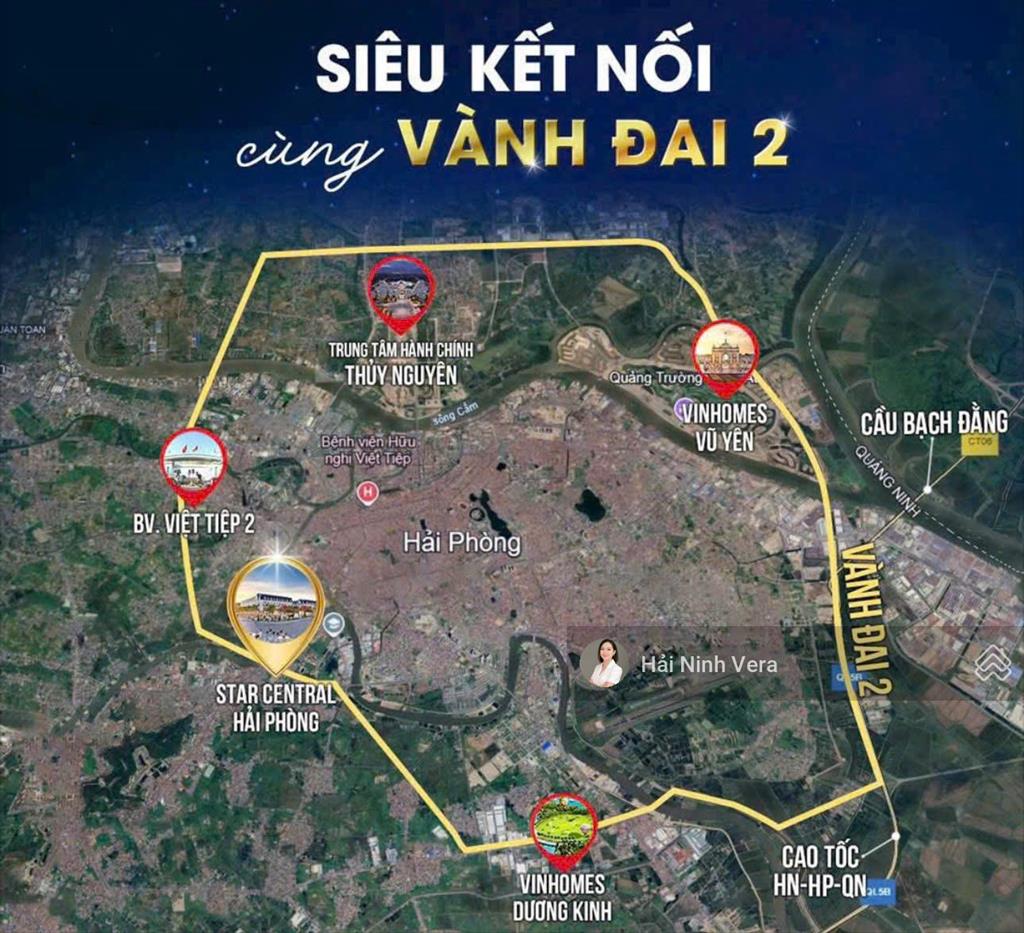Bán shophouse 2 mặt tiền 120m² mặt đường tự do 60m vinhomes golden city dương kinh