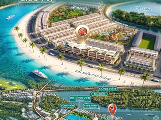 Song lập 163,6m giá đất 8,684 tỷ cạnh công viên gần bãi biển đối diện hồ 29,6ha.