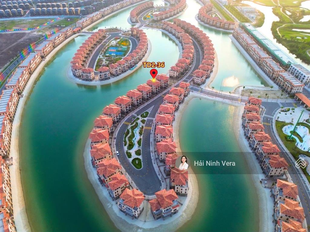 Bán biệt thự song lập tđ236 vinhomes vũ yên 180m2, sát sân golf, biển sau nhà, giá 21,27 tỷ