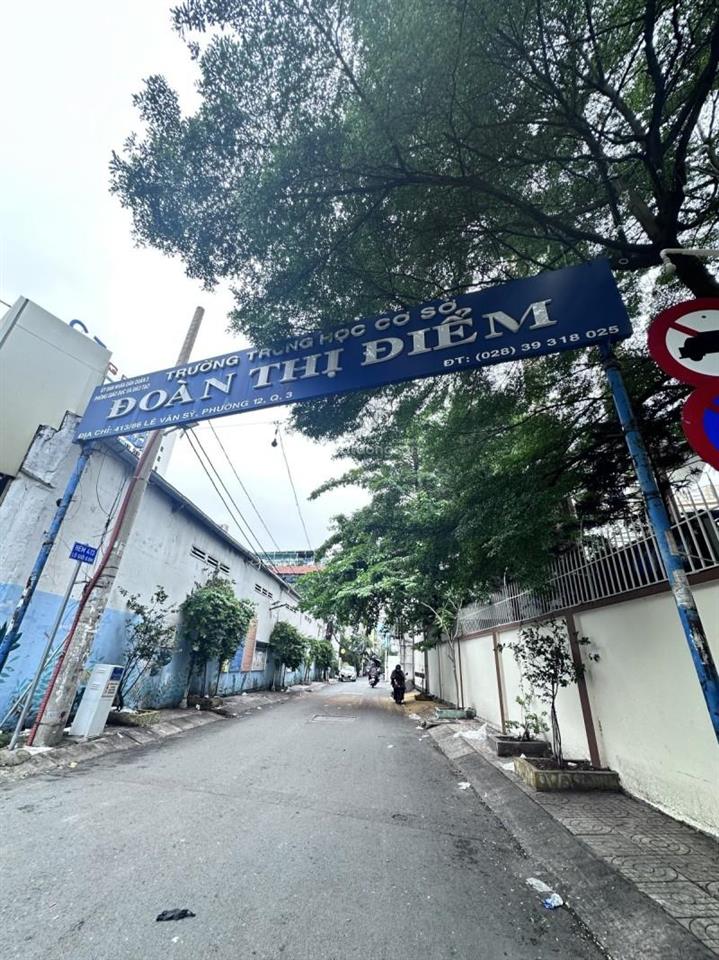 5.9 tỷ quận 3 lê văn sỹ 48m2 ngang 4m hiếm hẻm ba gác thông 2 tầng hoàn công đủ