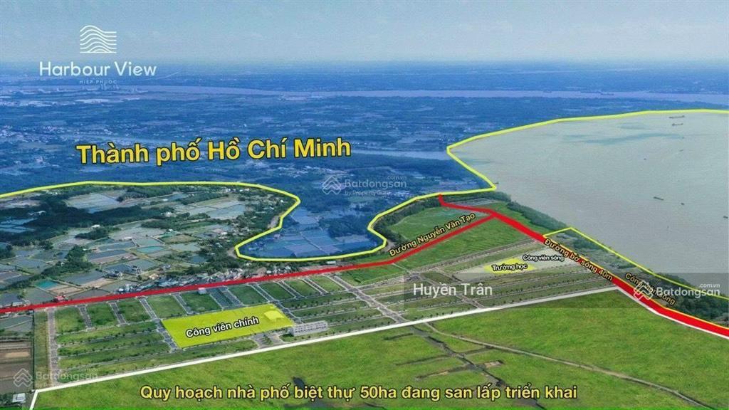 Đất nền cách trung tâm 25p lái xe  da hiệp phước habour view, đường 12m giá 1ty470