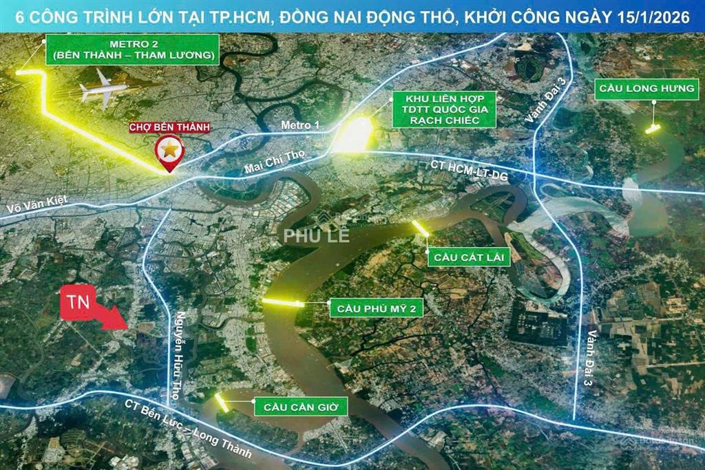 1 nền biệt thự song lập kdc thanh nhựt 200m2, đường lê văn lương, nhà bè