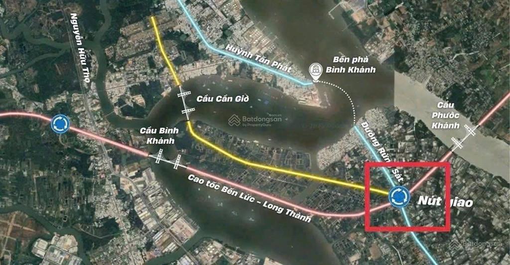 1 nền biệt thự song lập kdc thanh nhựt 200m2, đường lê văn lương, nhà bè