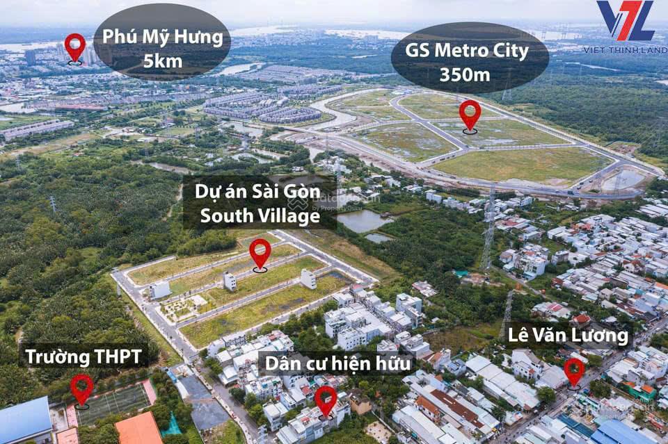 Chính chủ cần bán lô đất nền full thổ cư sài gòn south village, giá 6,2 tỷ xây dựng tự do