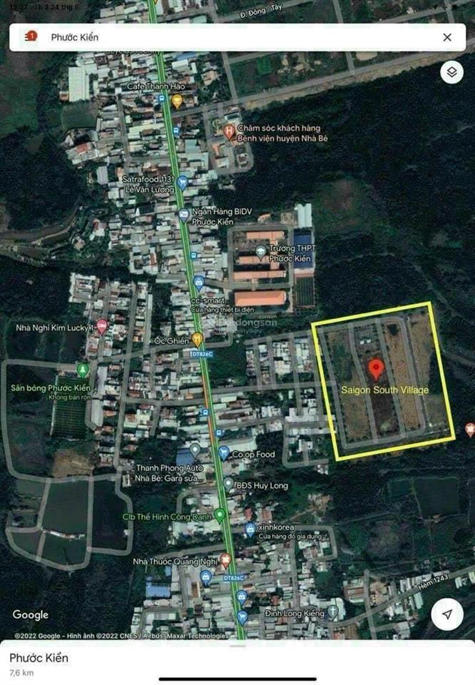 Chính chủ cần bán lô đất nền full thổ cư sài gòn south village, giá 6,2 tỷ xây dựng tự do