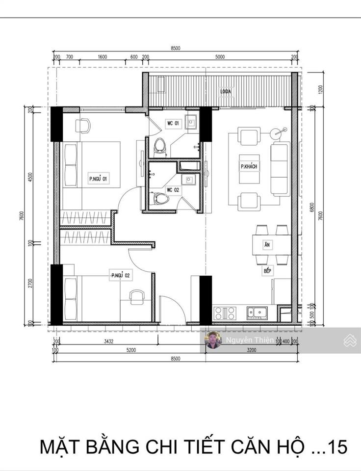 Giỏ hàng căn hộ ccu01 hud phước long, 65m2, 2pn, 2wc chỉ 3 tỷ