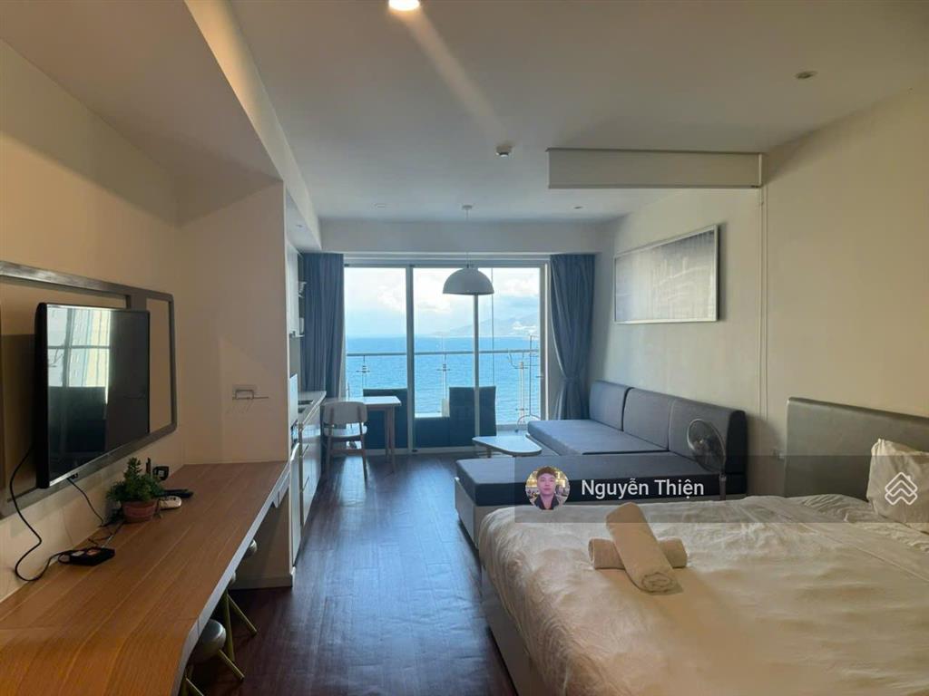 Cho thuê căn hộ studio view biển tòa nhà tui blue (ariyana) 18 trần hưng đạo